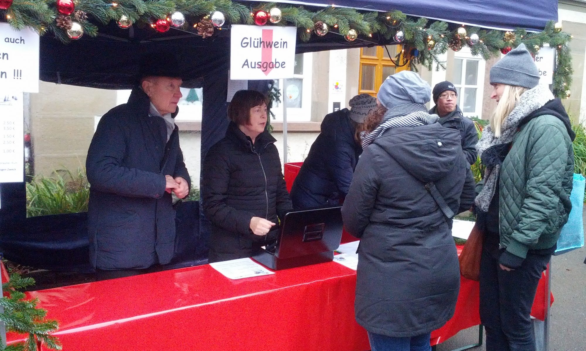 Stand des BVL Maichingen beim Weihnachtsmarkt 2017 (1)