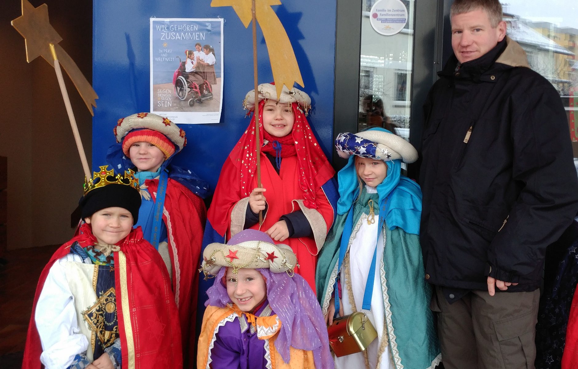 Sternsinger der Landhaussiedlung